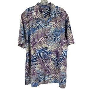 Tommy Bahama Big & Tall San Juan Fronds IslandZone® Camp multi Silk blend Vac XL